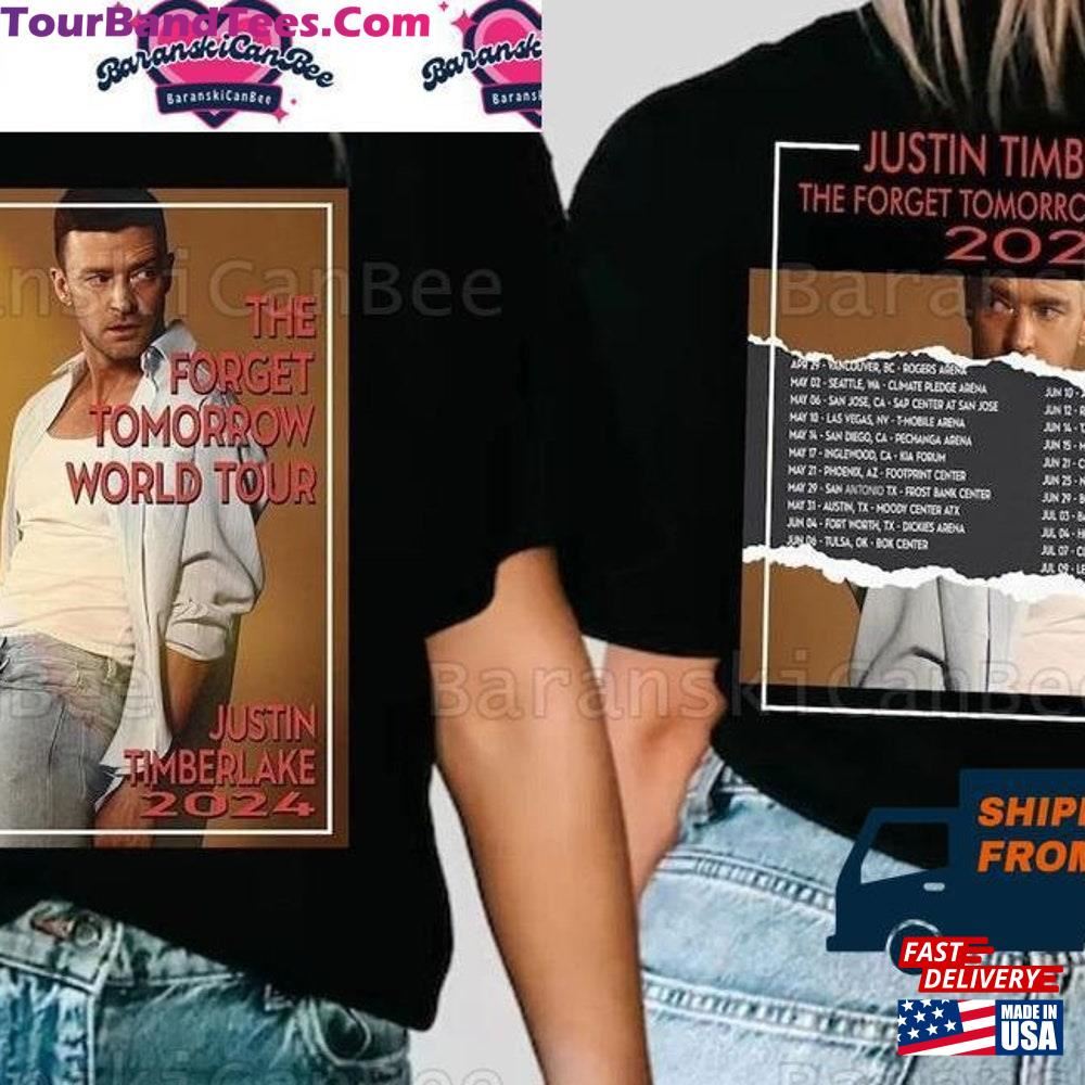 Justin Timberlake Shirt Tour Forget Tomorrow World Hoodie Classic 29Uf096604 – Utopia Fashion