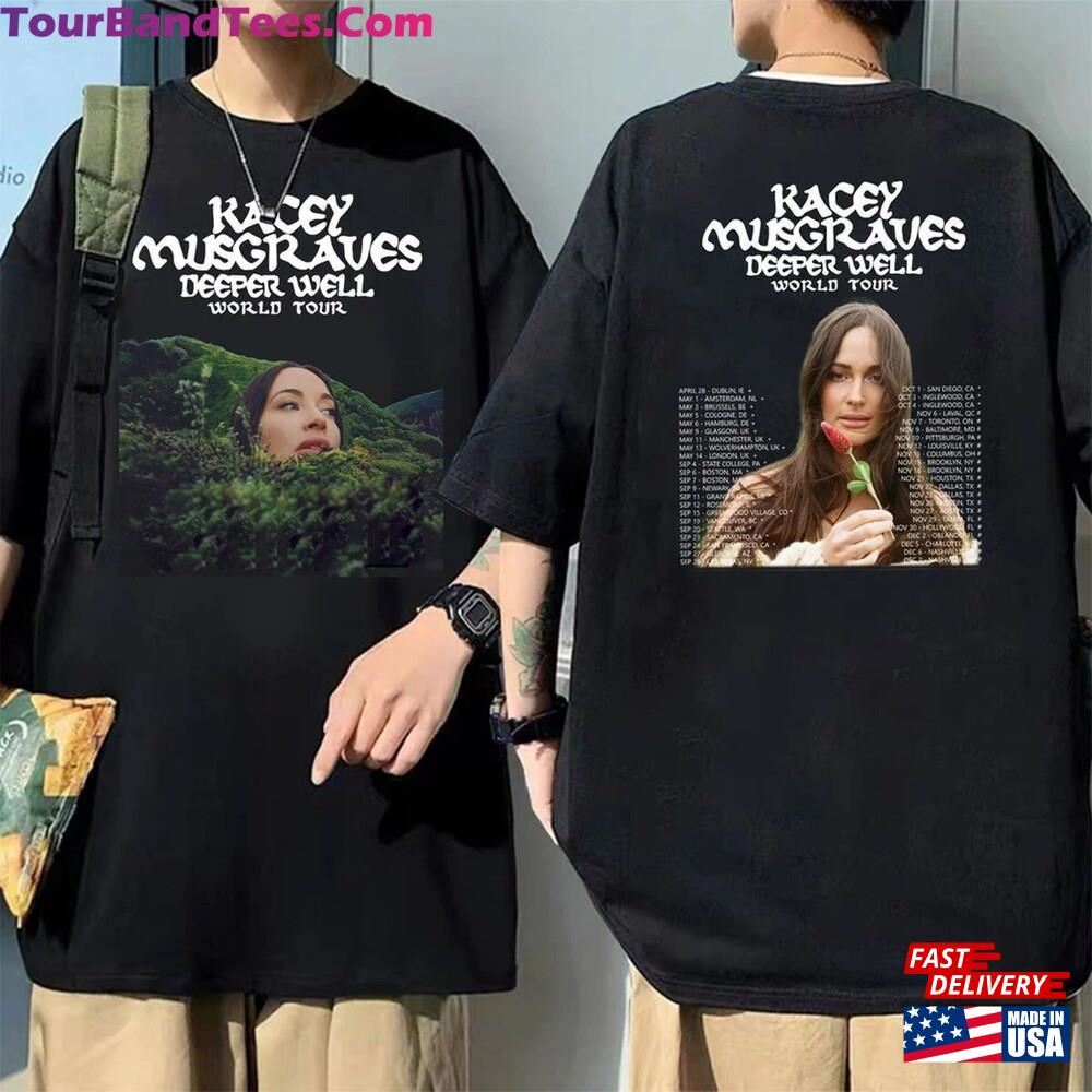 Kacey Musgraves Deeper Well World Tour Shirt Concert Tee Fan Gift T-Shirt Unisex 29Uf102341 – Utopia Fashion