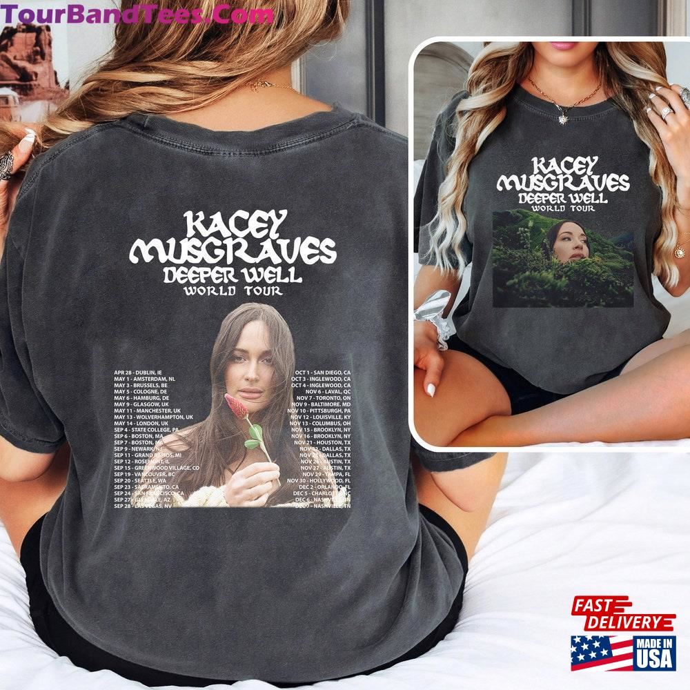 Kacey Musgraves Deeper Well World Tour Shirt Concert Tee T-Shirt Unisex 29Uf106931 – Utopia Fashion