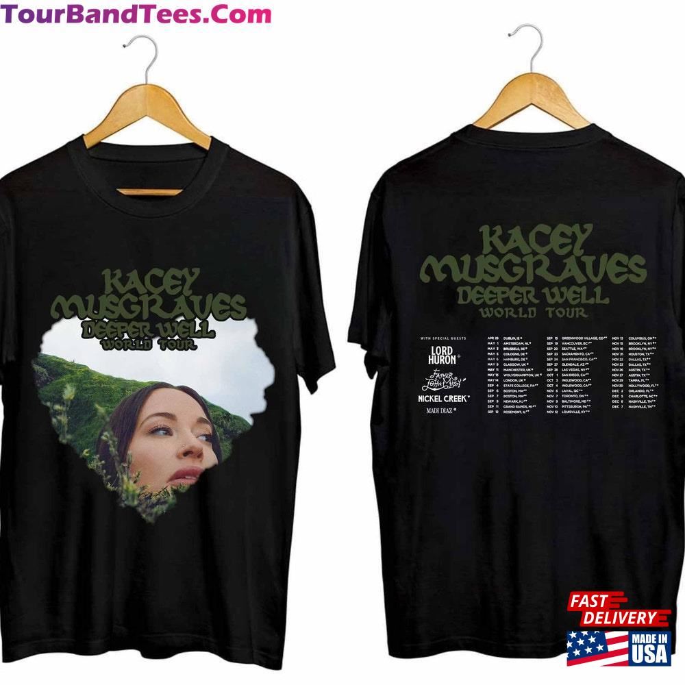 Kacey Musgraves Deeper Well World Tour Shirt Fan T-Shirt Hoodie 29Uf107075 – Utopia Fashion