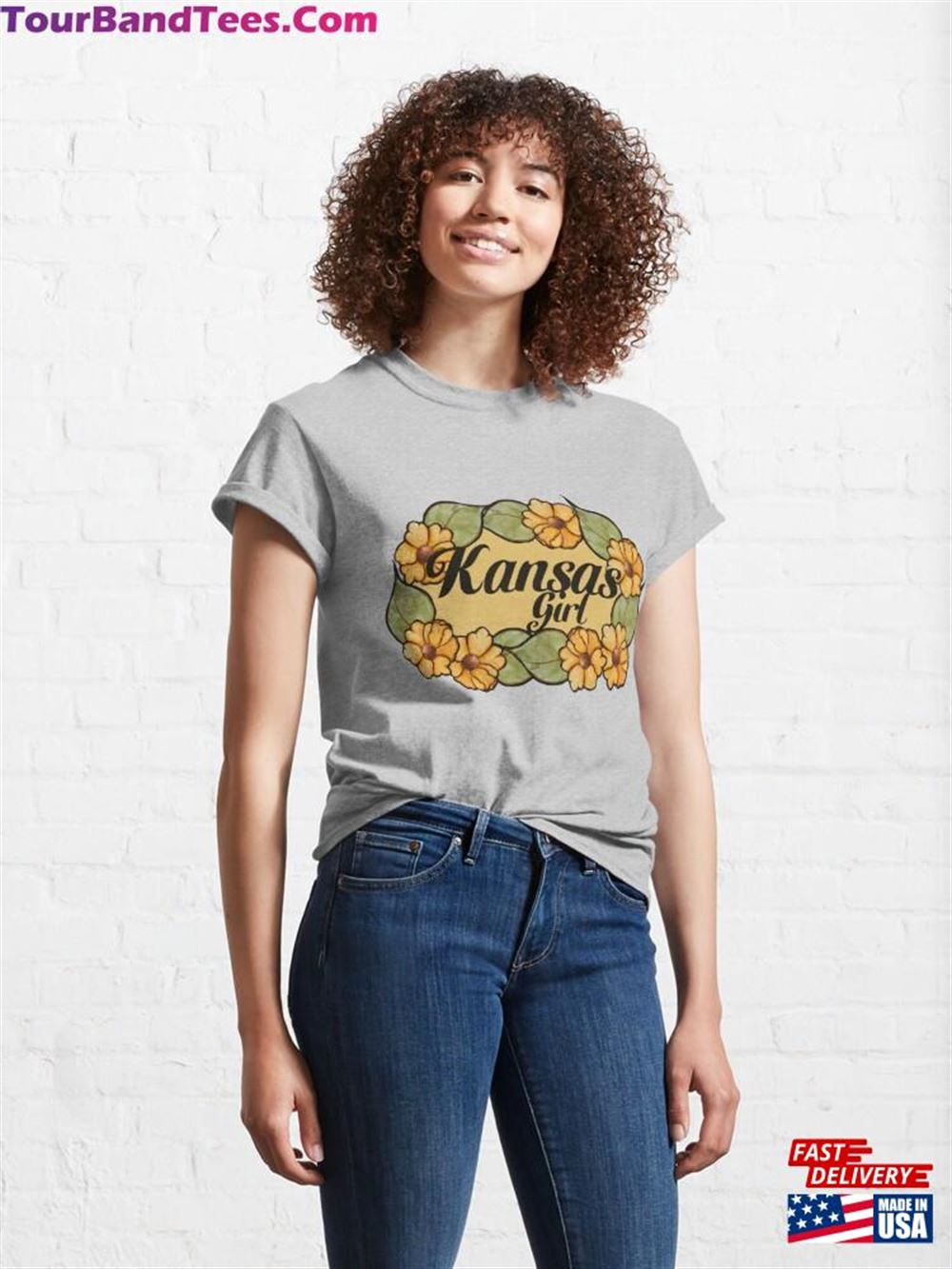 Kansas Girl Classic T-Shirt Unisex 29Uf116787 – Utopia Fashion