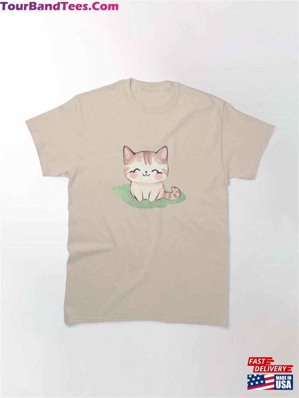 Kawaii Kitty Classic T-Shirt Unisex 29Uf097740 – Utopia Fashion