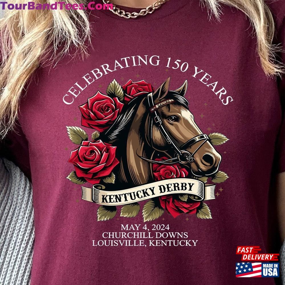 Kentucky Derby 150Th Anniversary Shirt Horse Racing T-Shirt Run For The Roses Sweatshirt 29Uf106730 – Utopia Fashion