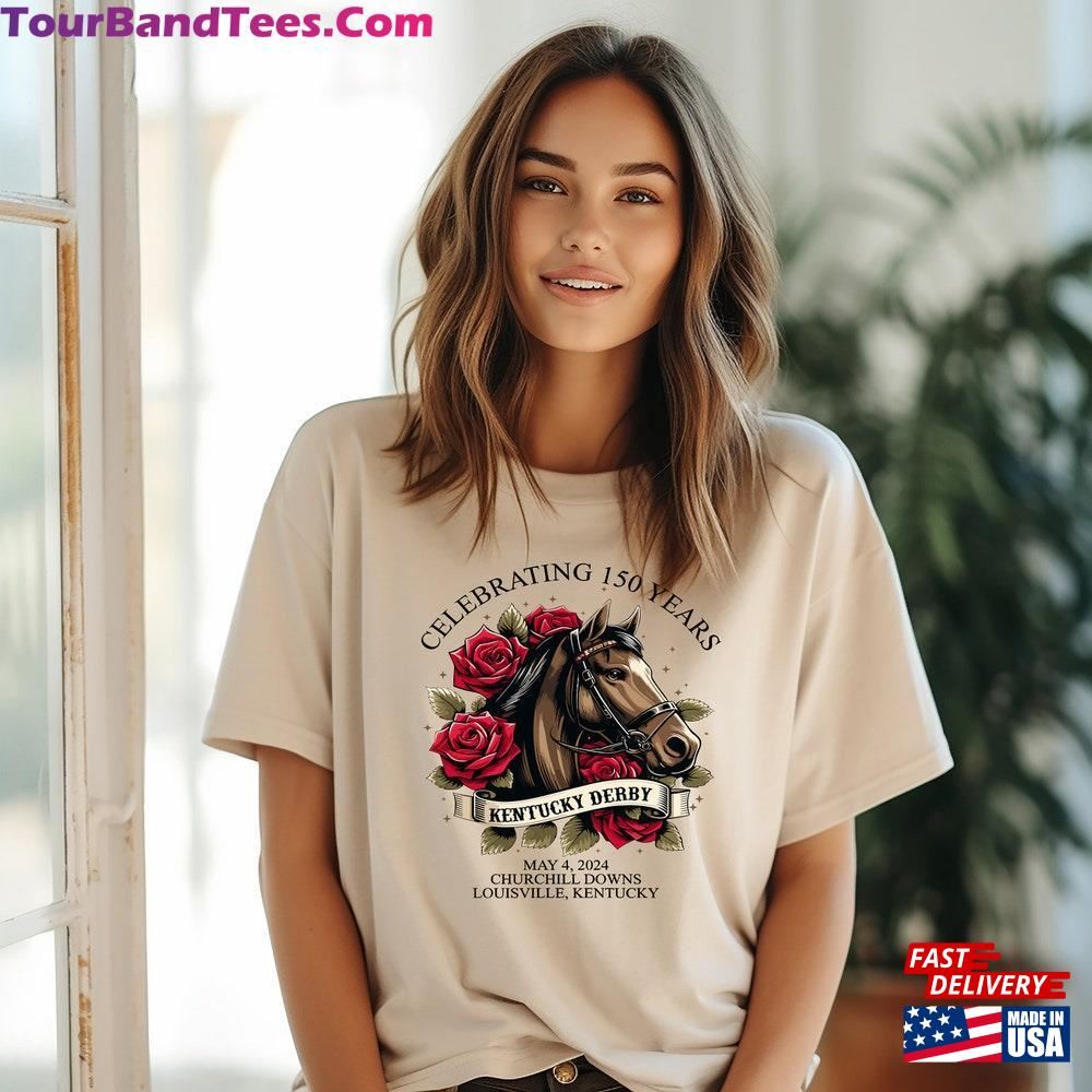 Kentucky Derby 150Th Anniversary Shirt Horse Racing T-Shirt Run For The Roses Sweatshirt 29Uf106730 – Utopia Fashion