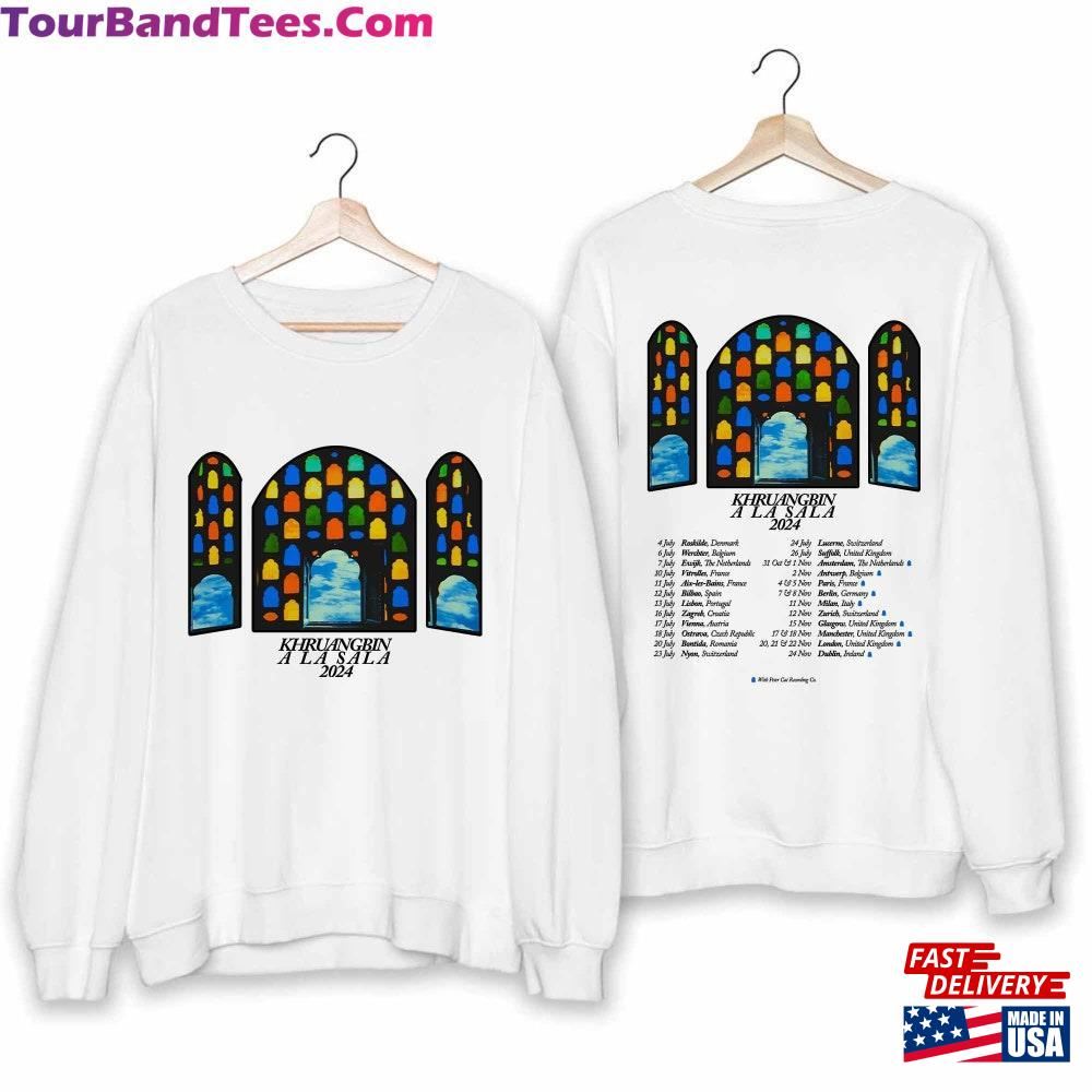 Khruangbin A La Sala Eu Uk Tour Shirt Band Fan Concert Hoodie T-Shirt 29Uf111657 – Utopia Fashion