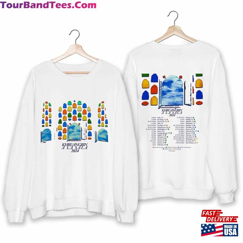 Khruangbin A La Sala Tour Shirt Band Fan Concert Sweatshirt Hoodie 29Uf106748 – Utopia Fashion