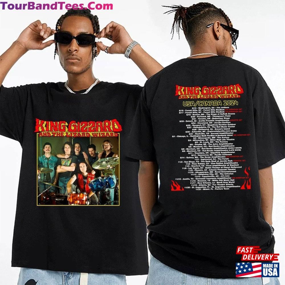 King Gizzard Amp The Lizard Wizard World Tour Shirt And Concert Sweatshirt T-Shirt 29Uf097528 – Utopia Fashion