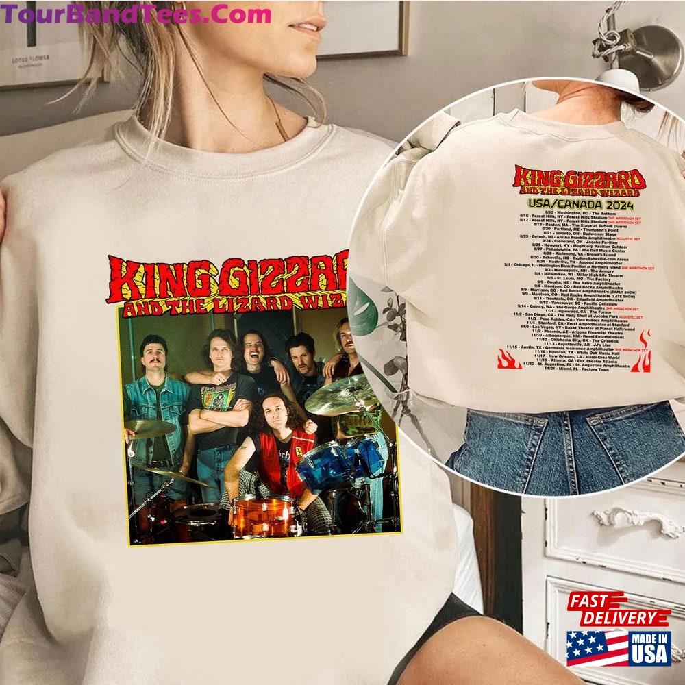 King Gizzard Amp The Lizard Wizard World Tour Shirt And Concert Unisex Classic 29Uf116079 – Utopia Fashion