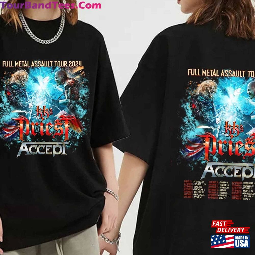 Kk S Priest And Accept Full Metal Assault Tour Shirt Band Fan Classic Unisex 29Uf117744 – Utopia Fashion