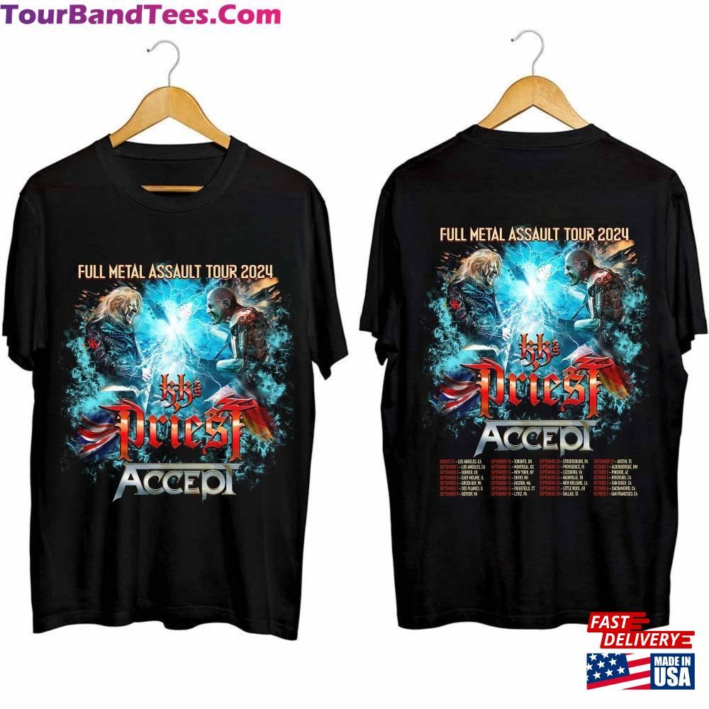 Kk S Priest And Accept Full Metal Assault Tour Shirt Band Fan T-Shirt Classic 29Uf115691 – Utopia Fashion