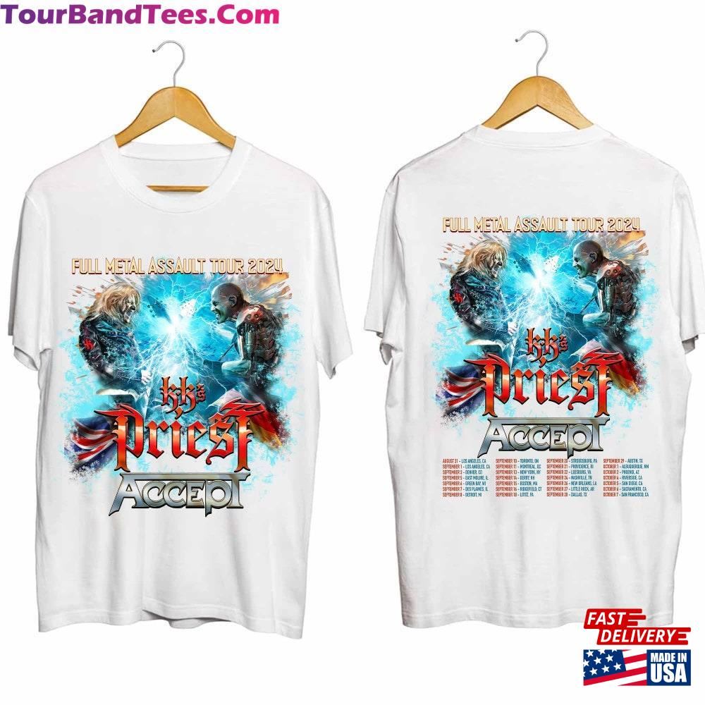 Kk S Priest And Accept Full Metal Assault Tour Shirt Band Fan T-Shirt Classic 29Uf115691 – Utopia Fashion