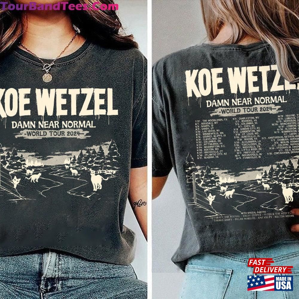 Koe Music Shirt Tour Date Wet Zel Fan Gift Wetzel T-Shirt Sweatshirt 29Uf092692 – Utopia Fashion