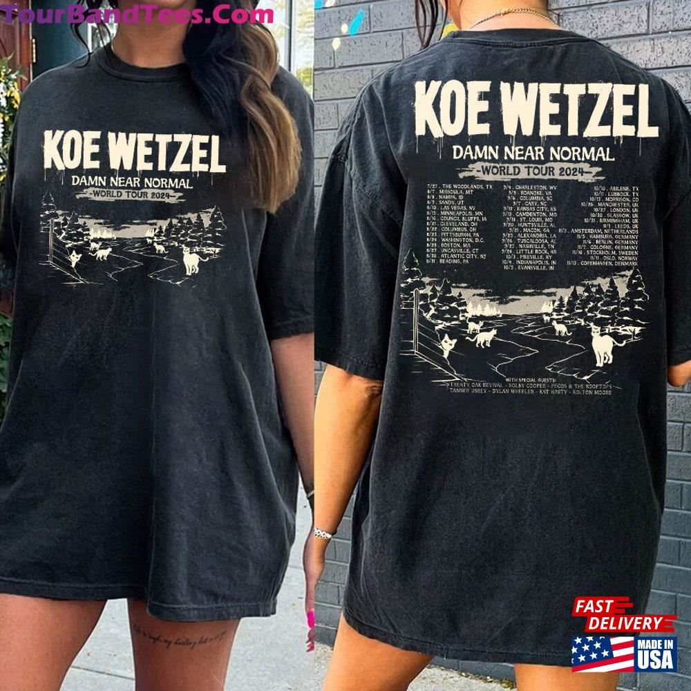 Koe Music Shirt Tour Date Wet Zel Fan Gift Wetzel T-Shirt Sweatshirt 29Uf092692 – Utopia Fashion