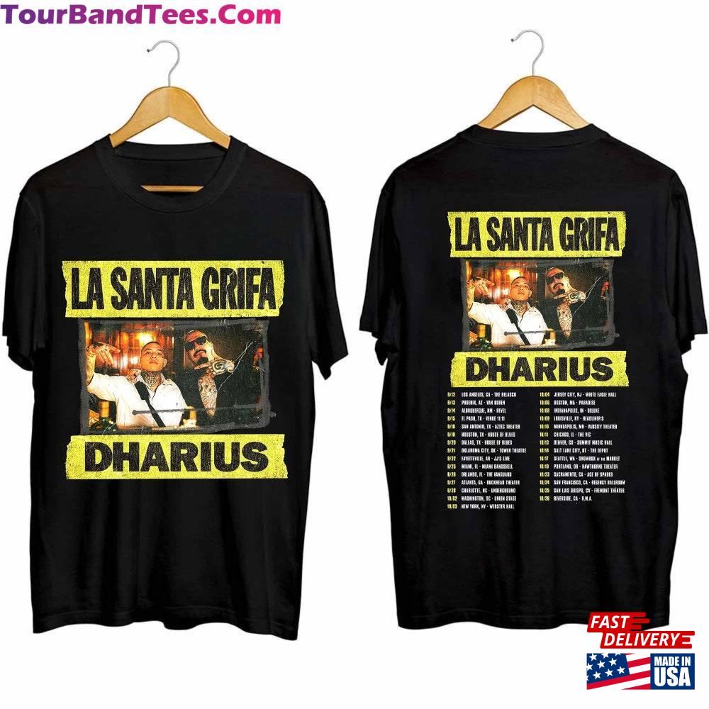 La Santa Grifa With Dharius Que Siga Mata Dando Tour Shirt Band Fan Unisex Classic 29Uf106196 – Utopia Fashion