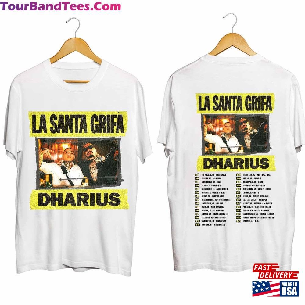 La Santa Grifa With Dharius Que Siga Mata Dando Tour Shirt Band Fan Unisex Classic 29Uf106196 – Utopia Fashion