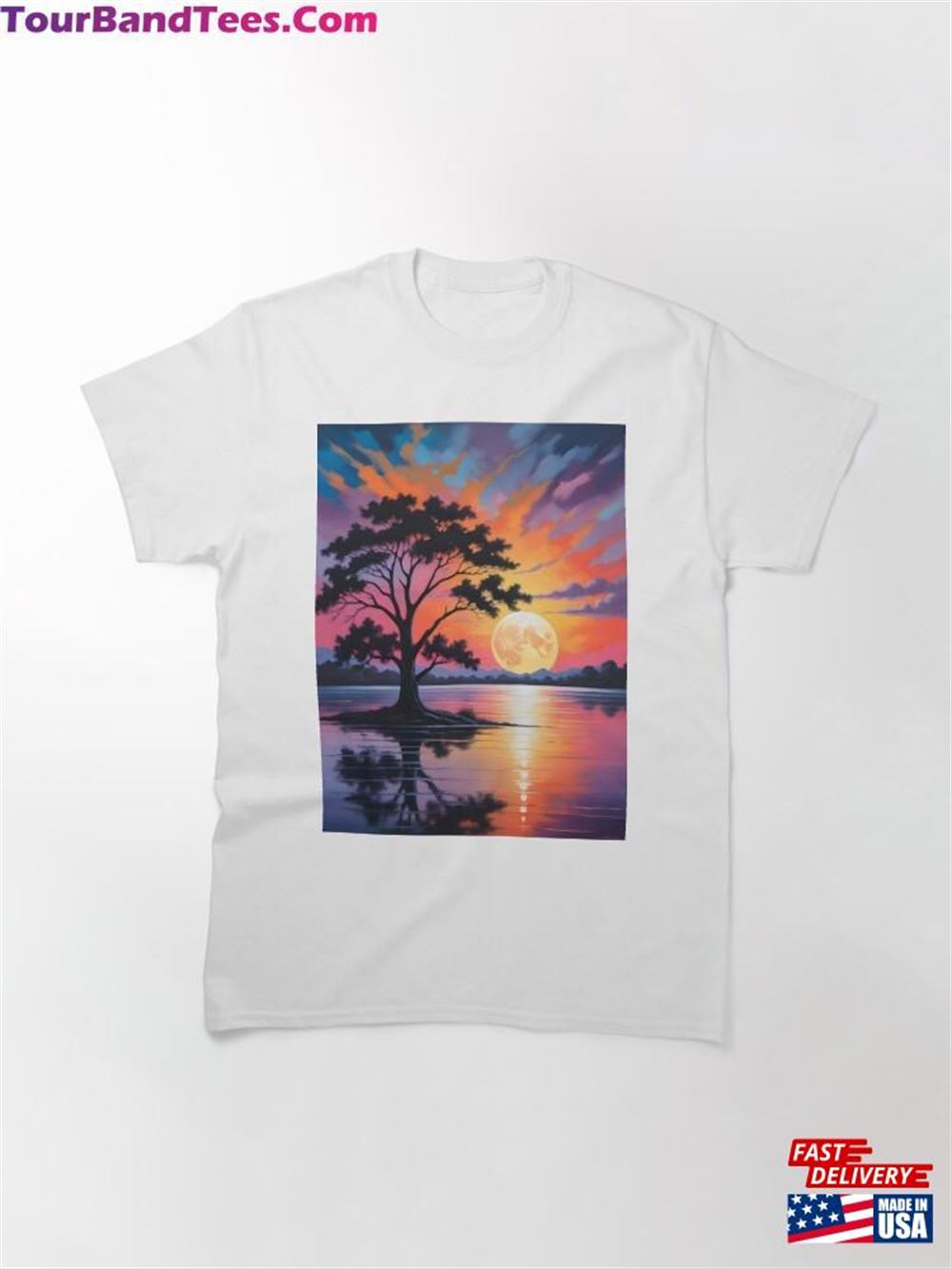 Lake Landscape Classic T-Shirt Unisex 29Uf097478 – Utopia Fashion