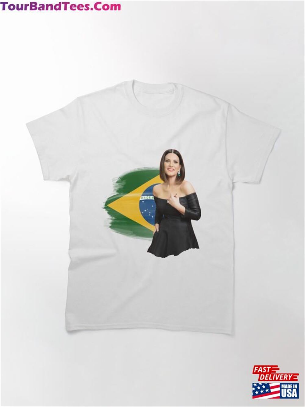 Laura Pausini Brazil Jersey Classic T-Shirt Unisex 29Uf116278 – Utopia Fashion