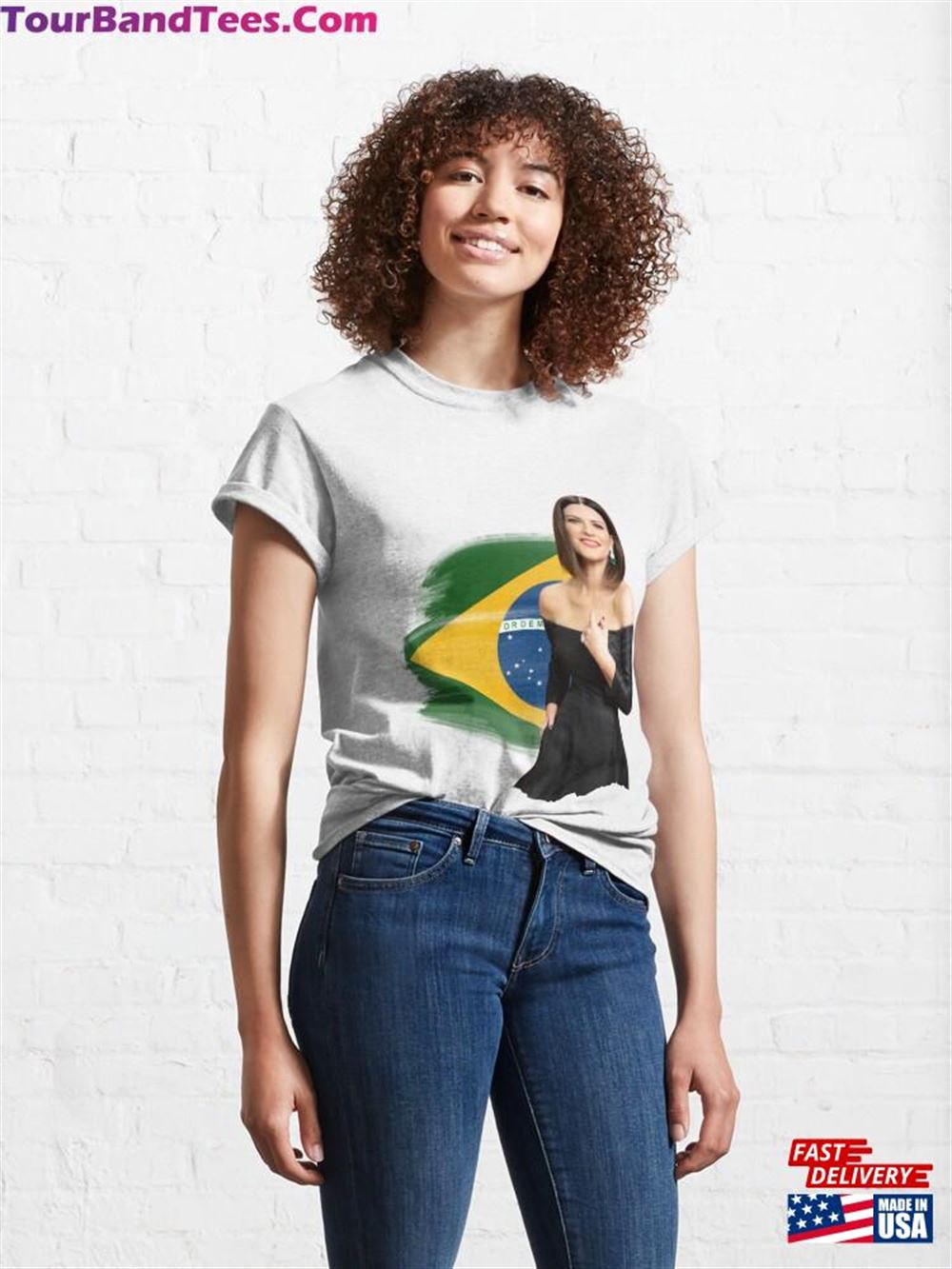 Laura Pausini Brazil Jersey Classic T-Shirt Unisex 29Uf116278 – Utopia Fashion