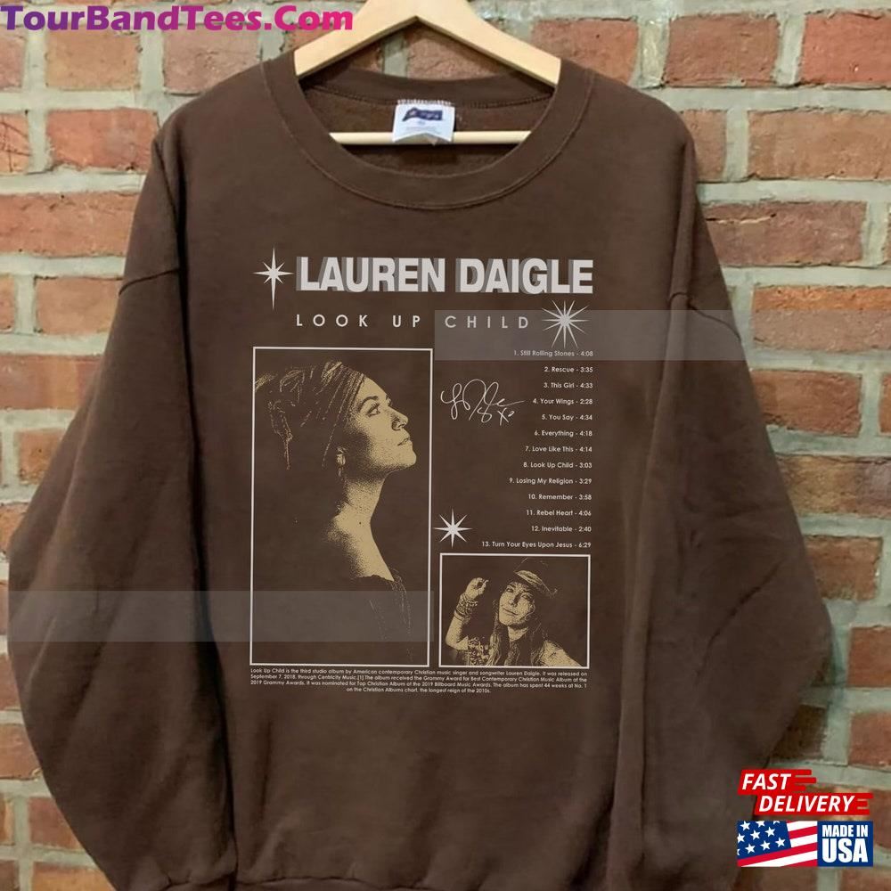 Lauren Daigle Look Up Child Shirt The Kaleidoscope Tour Concert T-Shirt Sweatshirt 29Uf117321 – Utopia Fashion