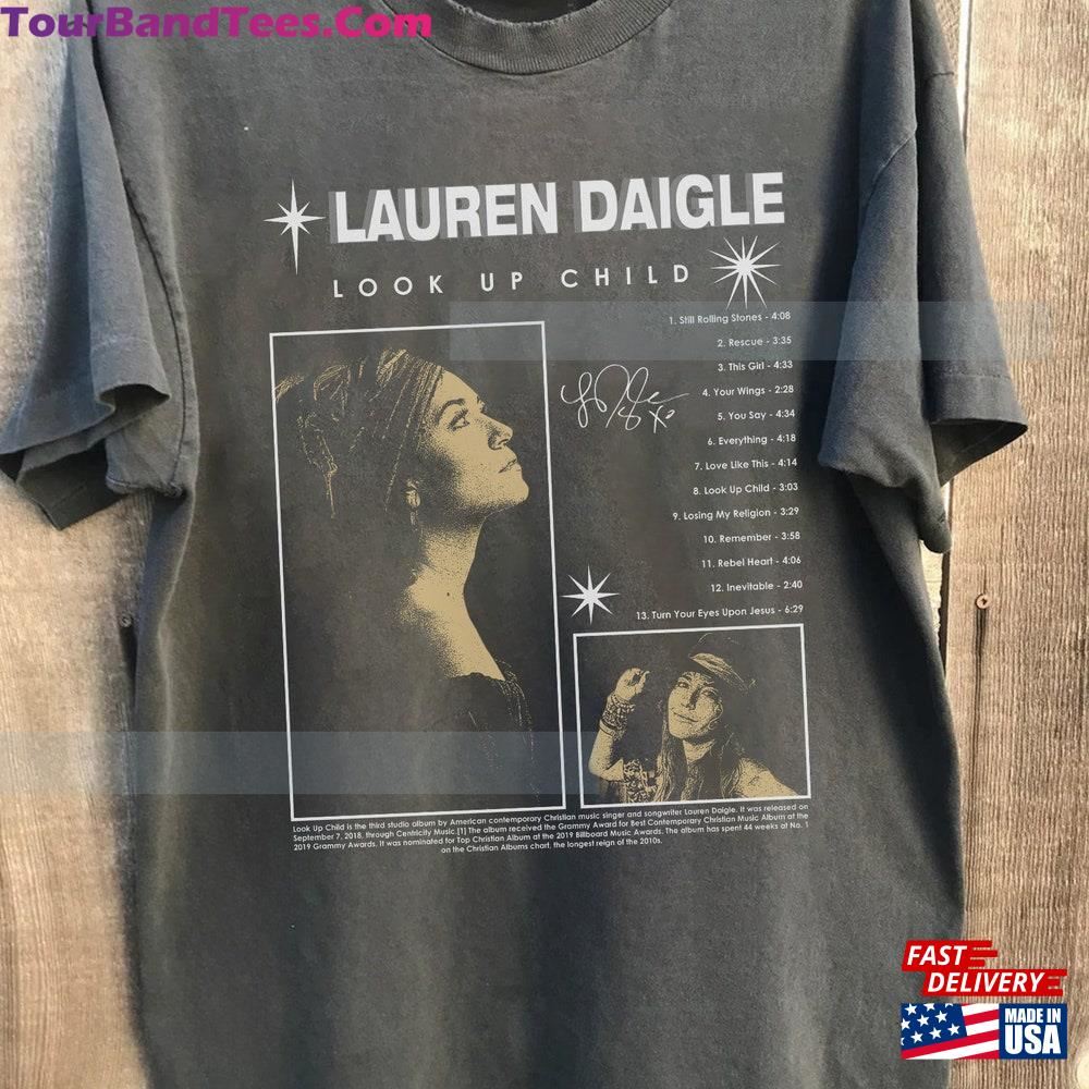 Lauren Daigle Look Up Child Shirt The Kaleidoscope Tour Concert T-Shirt Sweatshirt 29Uf117321 – Utopia Fashion