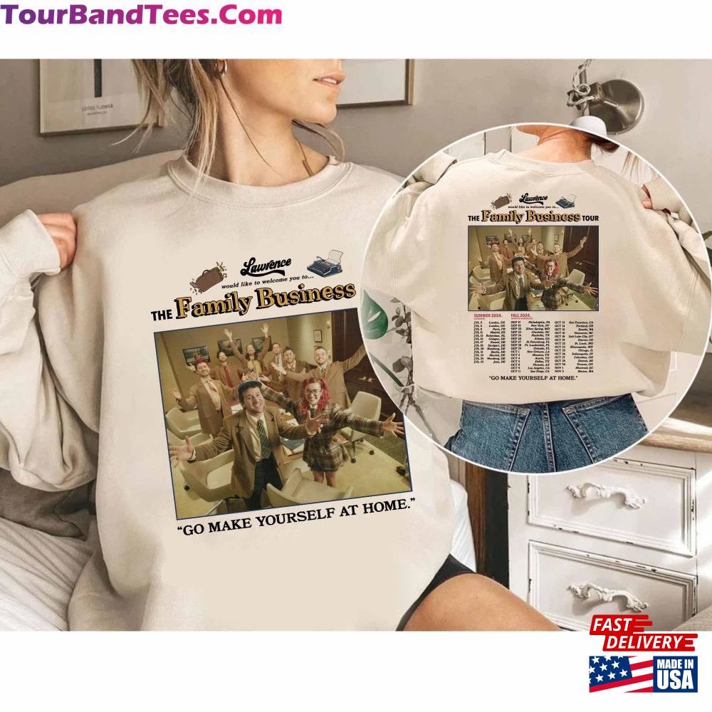 Lawrence The Family Business Tour Shirt Band Fan Sweatshirt T-Shirt 29Uf096306 – Utopia Fashion