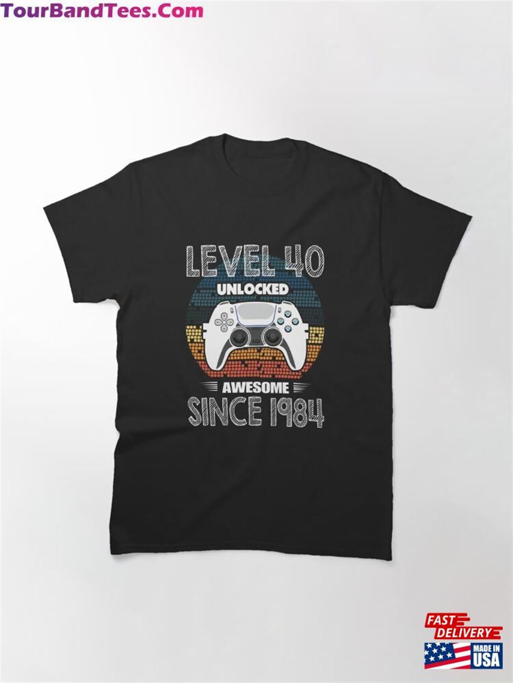 Level Unlocked Awesome Since Gamer 40Th Birthday Boy Classic T-Shirt Hoodie 29Uf116689 – Utopia Fashion