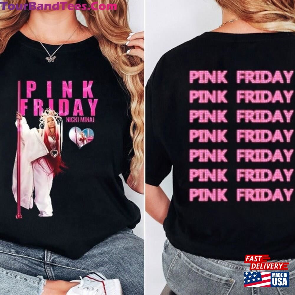 Limited Nicki Minaj Pink Friday Tour Vintage Shirt Heart Frame Logo T-Shirt Sweatshirt 29Uf107052 – Utopia Fashion