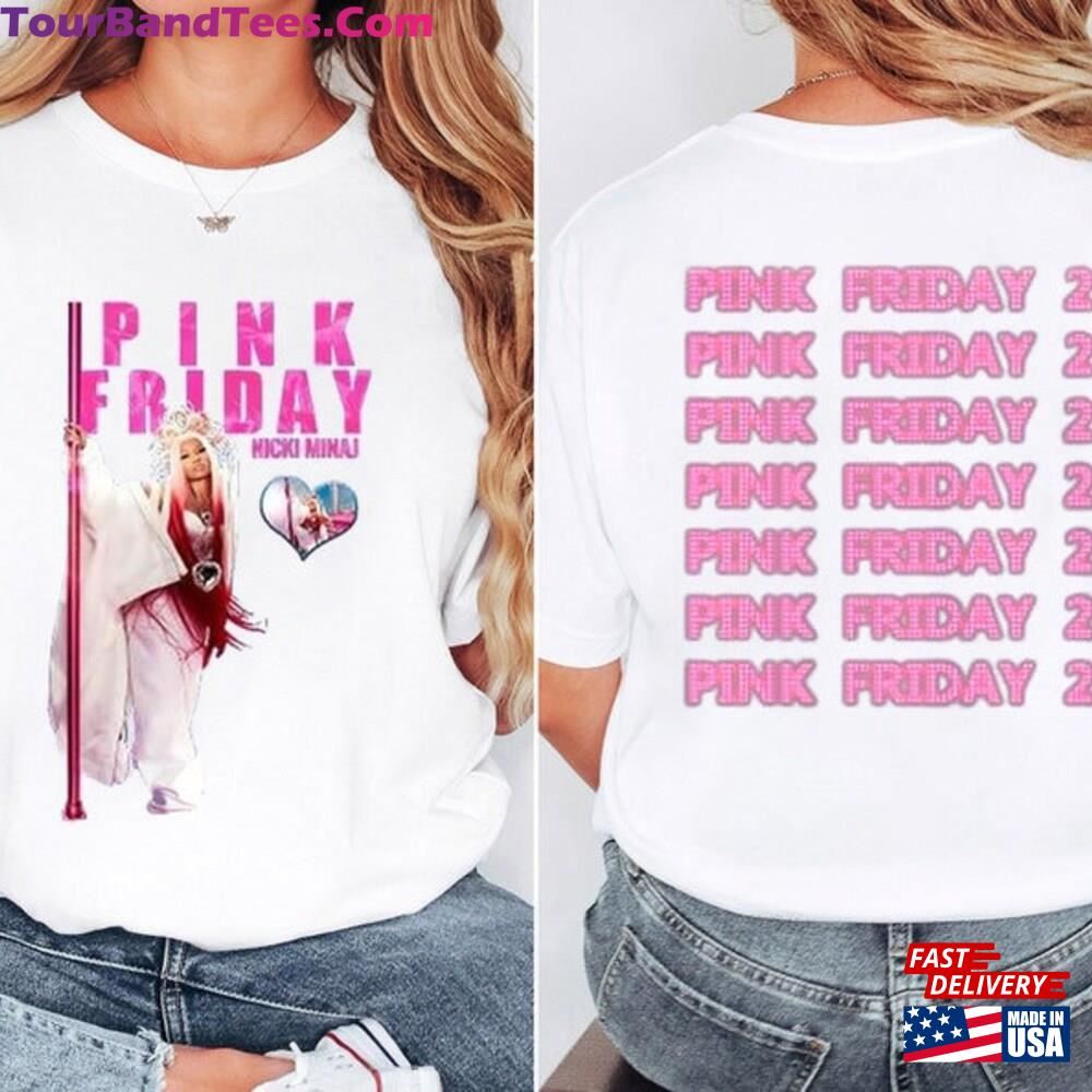 Limited Nicki Minaj Pink Friday Tour Vintage Shirt Heart Frame Logo T-Shirt Sweatshirt 29Uf111436 – Utopia Fashion