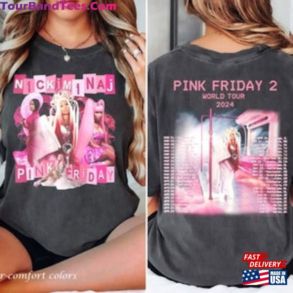 Limited Nicki Minaj Pink Friday Tour Vintage Shirt Retro World Sweatshirt Unisex 29Uf102807 – Utopia Fashion