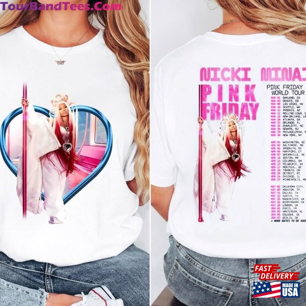 Limited Nicki Minaj Pink Friday Tour Vintage Shirt World Unisex Sweatshirt 29Uf107041 – Utopia Fashion