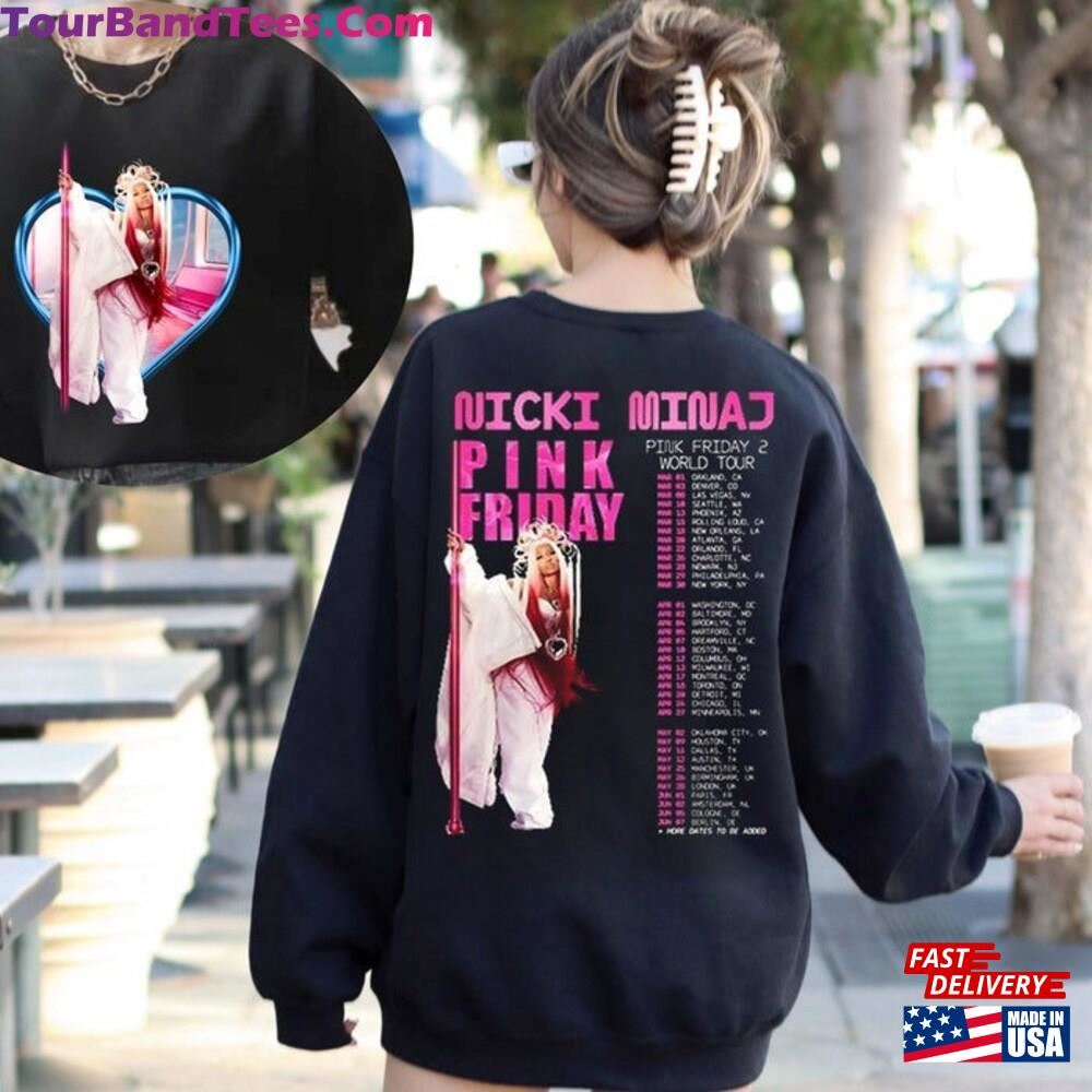 Limited Nicki Minaj Pink Friday Tour Vintage Shirt World Unisex Sweatshirt 29Uf107041 – Utopia Fashion