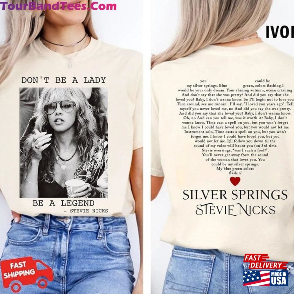 Limited Stevie Nicks Vintage T-Shirt Don T Be A Lady Legend Music Concert Unisex 29Uf106656 – Utopia Fashion