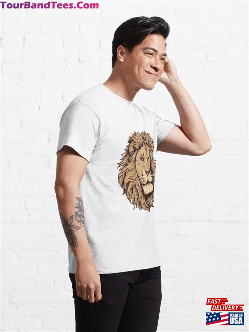 Lion Head Color Classic T-Shirt Sweatshirt 29Uf106622 – Utopia Fashion