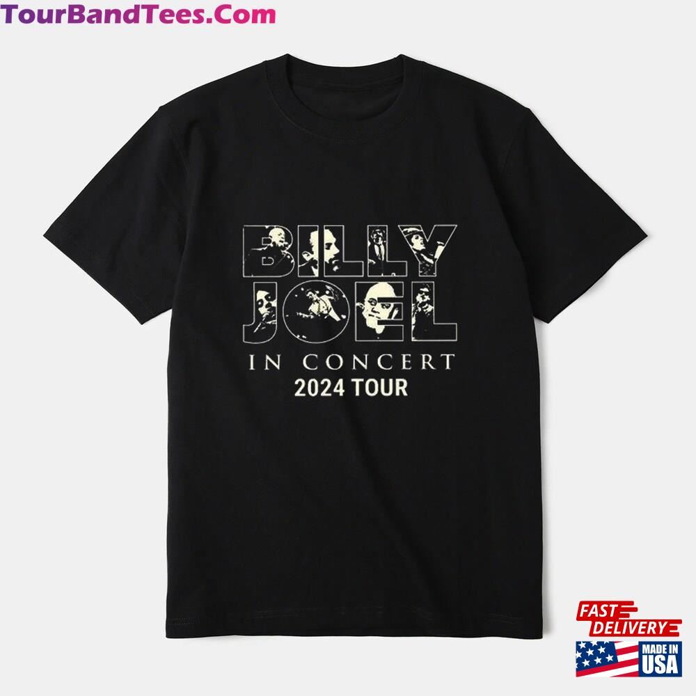 Live Concert Billy Joel In Music Tour Crewneck Short Sleeve Unisex T-Shirt 29Uf116376 – Utopia Fashion