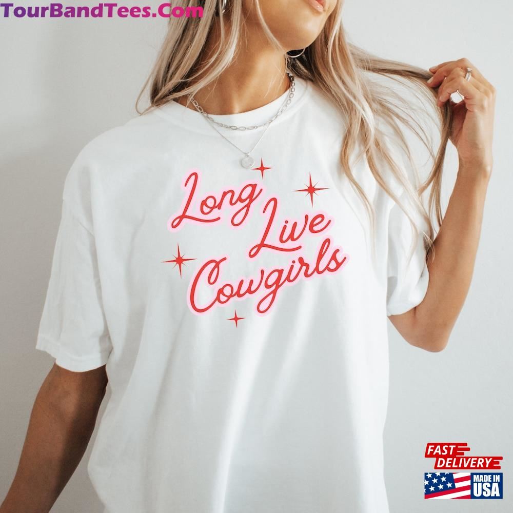 Long Live Cowgirls Oversized Graphic Tee Country Lover Tshirt Music Shirt Classic T-Shirt 29Uf106125 – Utopia Fashion