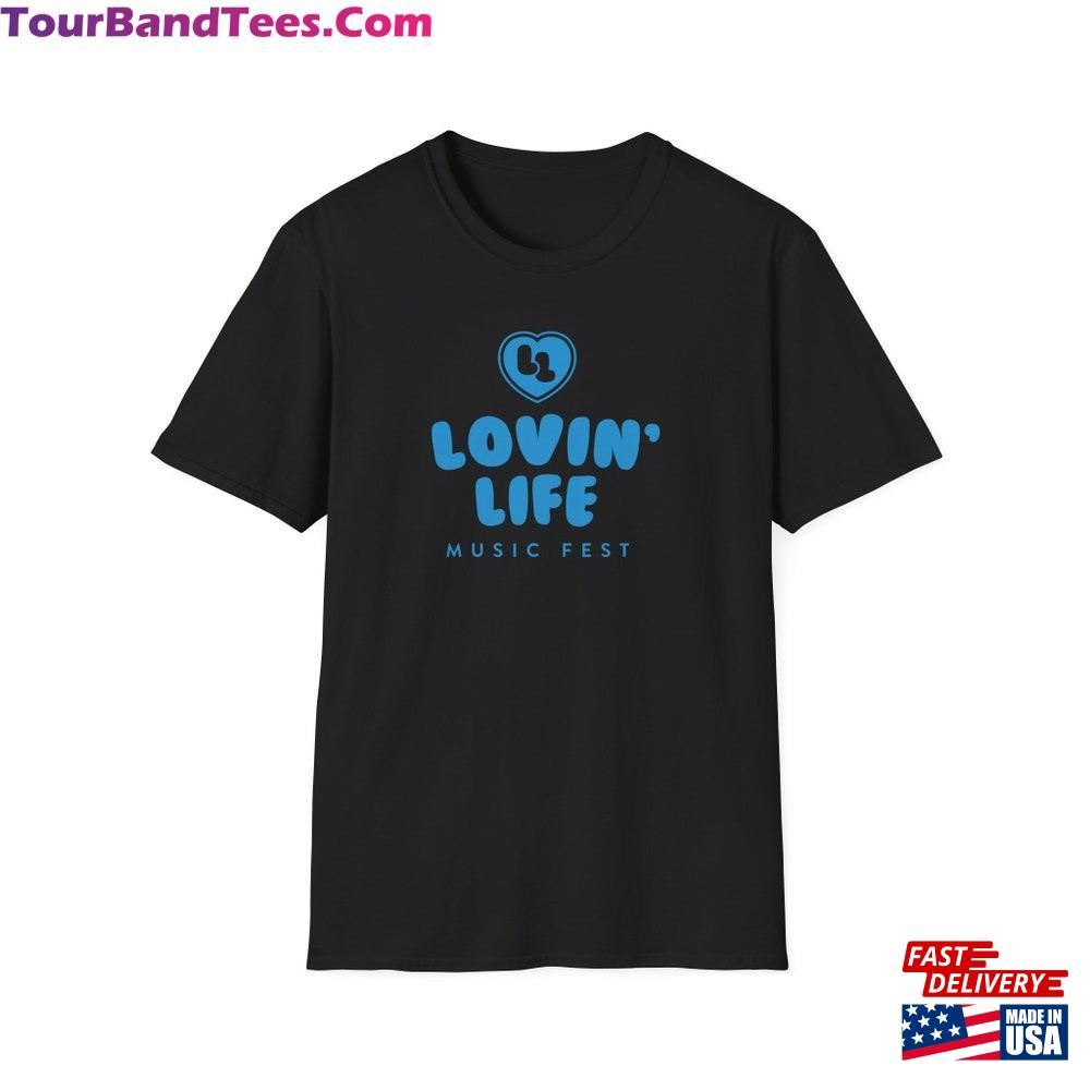 Lovin Life Music Festival Unisex Softstyle T-Shirt Classic 29Uf117289 – Utopia Fashion