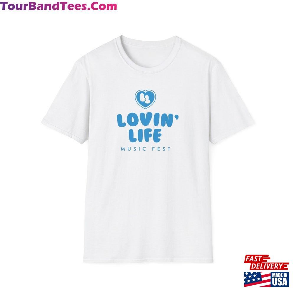 Lovin Life Music Festival Unisex Softstyle T-Shirt Classic 29Uf117289 – Utopia Fashion