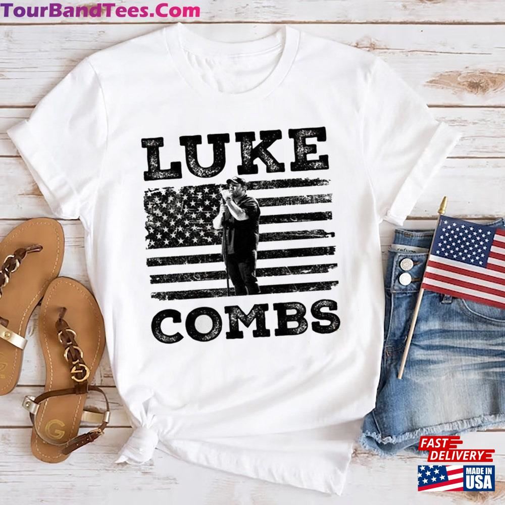 Luke Combs Usa Flag T-Shirt Graphic Tee Tour Shirt Unisex Sweatshirt 29Uf096979 – Utopia Fashion