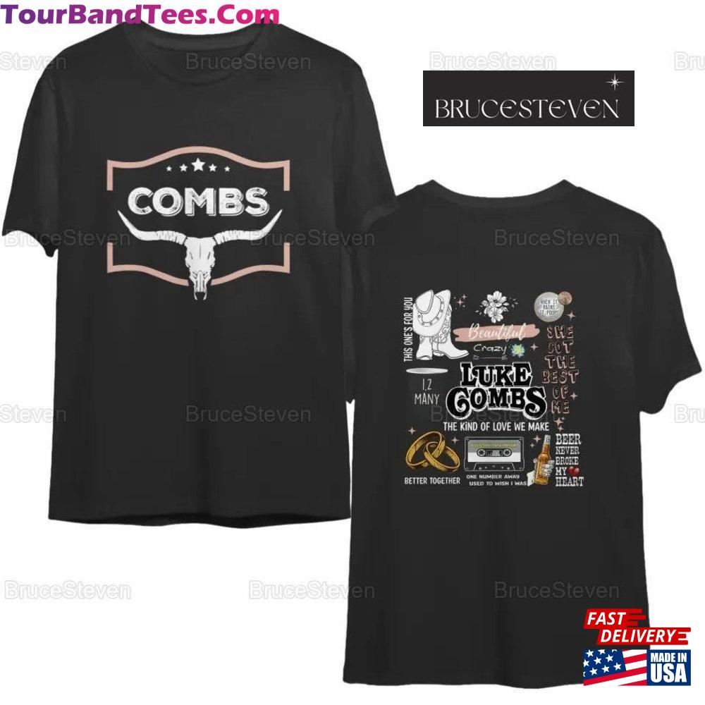 Luke Combs World Tour Shirt Bullhead Country Music Sweatshirt Unisex 29Uf101967 – Utopia Fashion