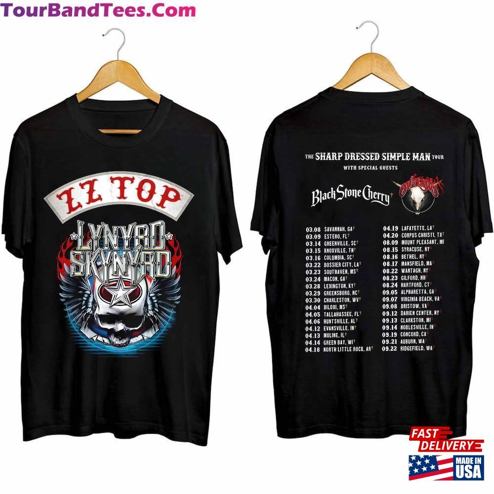 Lynyrd Skynyrd Zz Top Tour Shirt World Tee Classic T-Shirt 29Uf115894 – Utopia Fashion