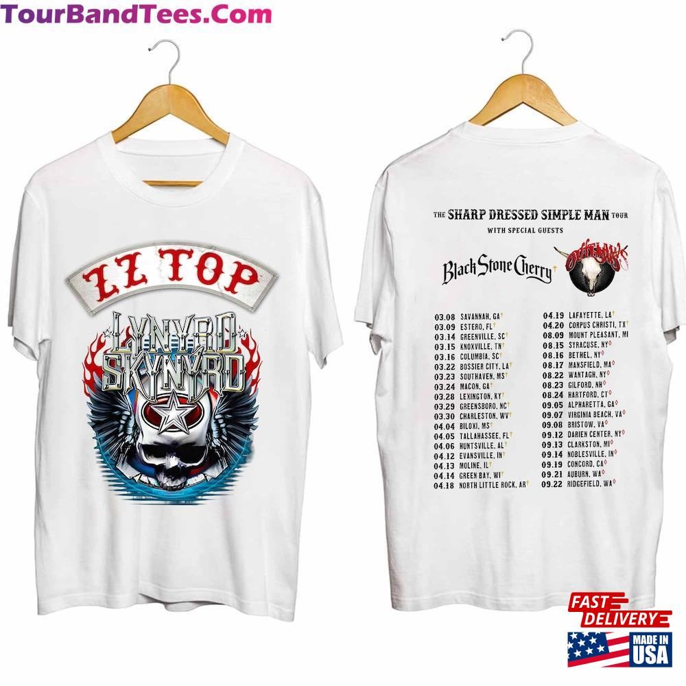 Lynyrd Skynyrd Zz Top Tour Shirt World Tee Classic T-Shirt 29Uf115894 – Utopia Fashion