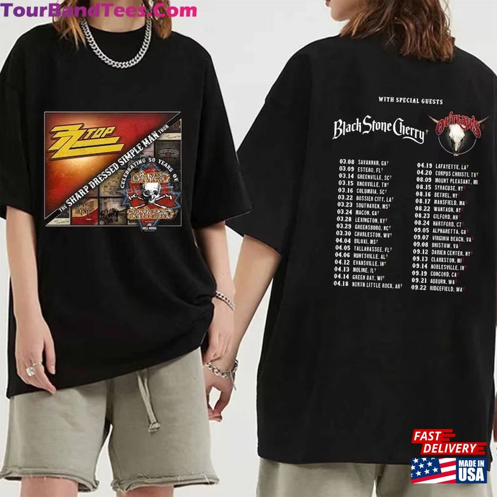 Lynyrd Skynyrd Zz Top Tour Shirt World Tee Hoodie Unisex 29Uf106373 – Utopia Fashion