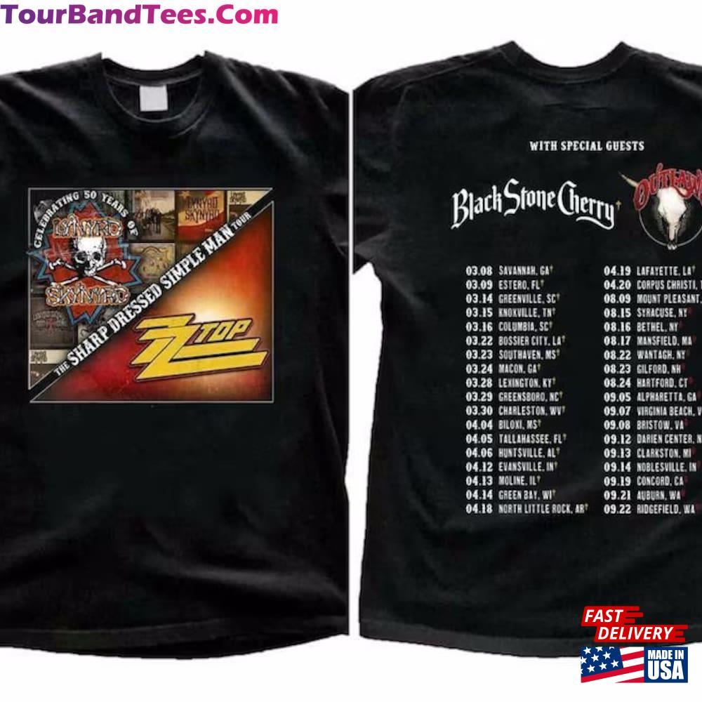 Lynyrd Skynyrd Zz Top Tour Shirt World Tee Sweatshirt Unisex 29Uf116192 – Utopia Fashion