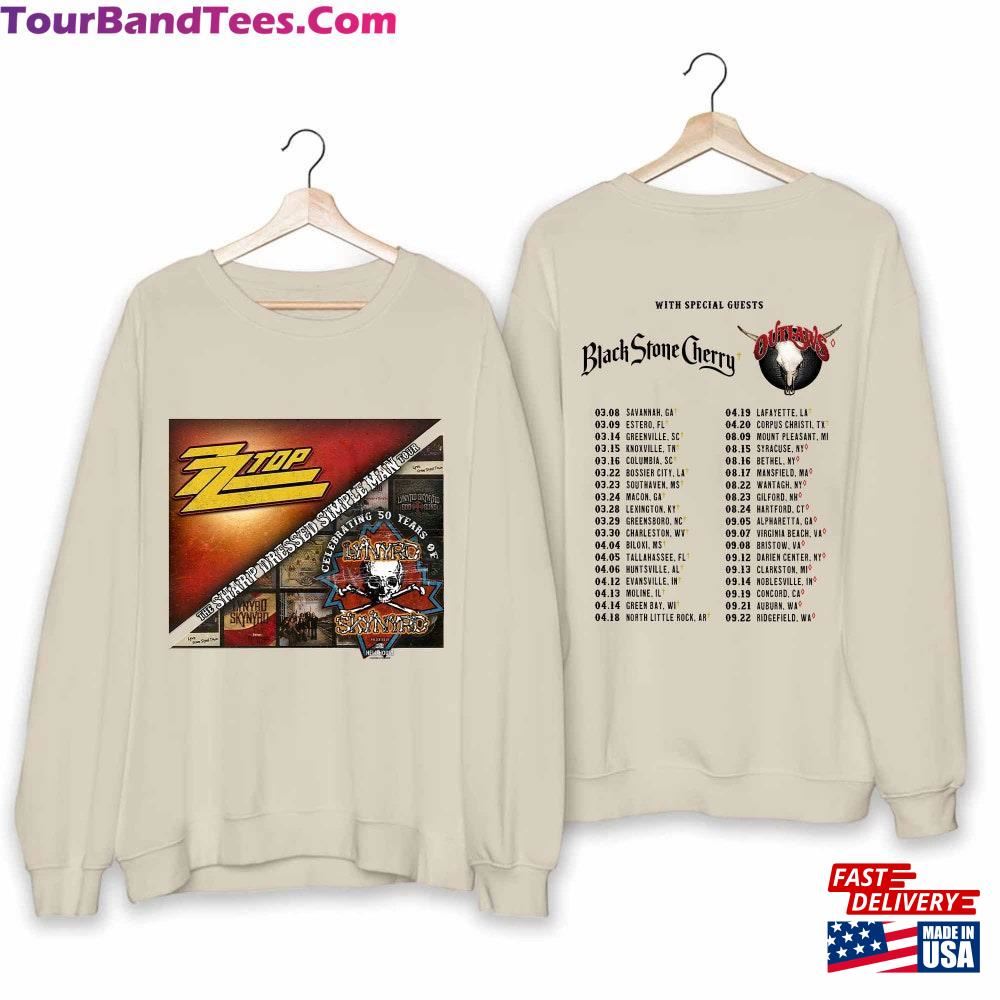 Lynyrd Skynyrd Zz Top Tour Shirt World Tee T-Shirt Classic 29Uf101201 – Utopia Fashion