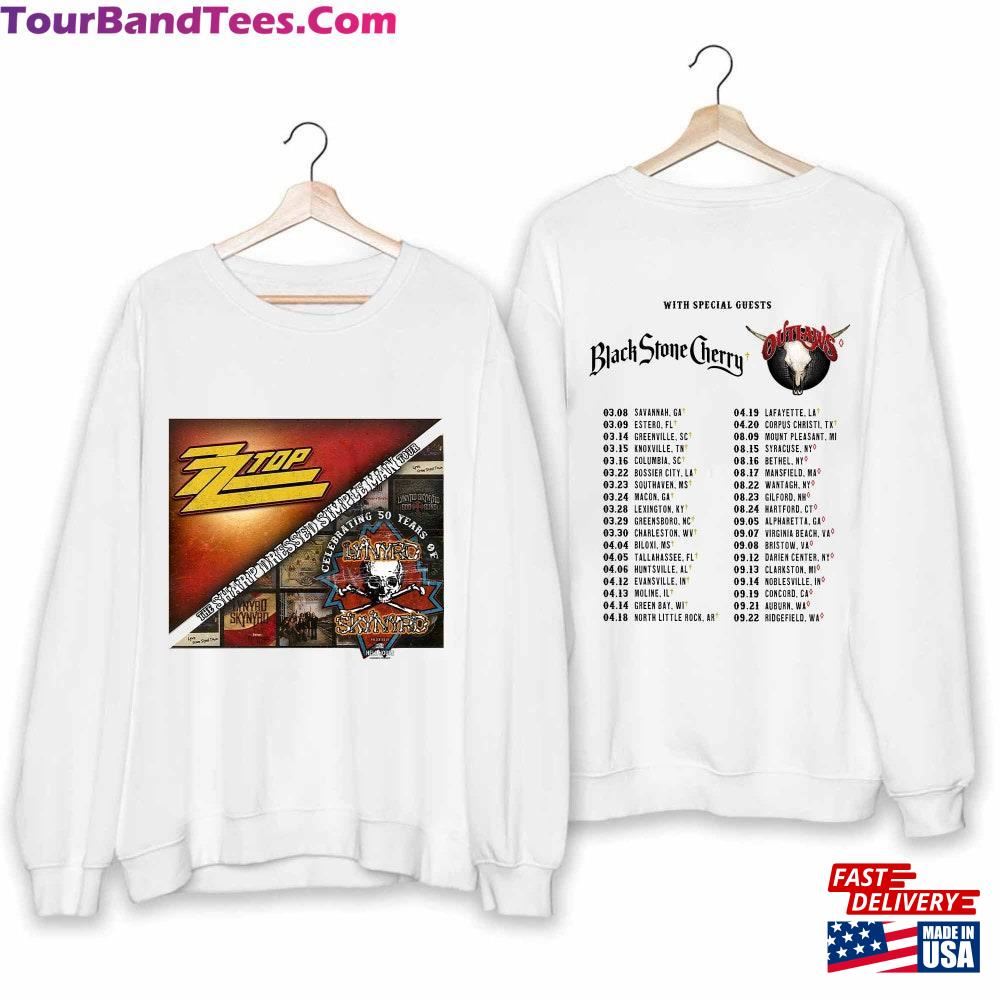 Lynyrd Skynyrd Zz Top Tour Shirt World Tee T-Shirt Classic 29Uf101201 – Utopia Fashion