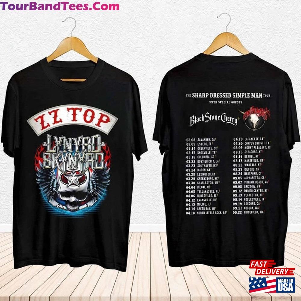 Lynyrd Skynyrd Zz Top Tour Shirt World Tee T-Shirt Unisex 29Uf101292 – Utopia Fashion