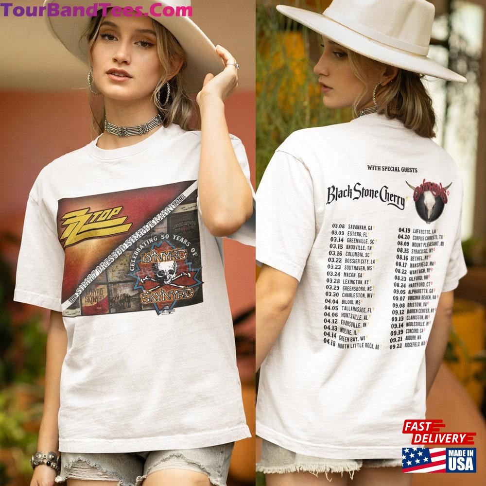 Lynyrd Skynyrd Zz Top Tour Unisex T-Shirt Band Tshirt Sweatshirt Classic 29Uf103032 – Utopia Fashion