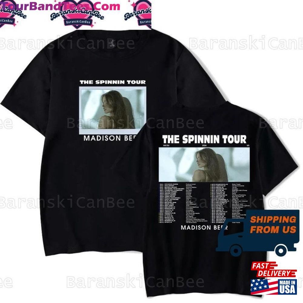 Madison Beer T-Shirt The Spinning Tour Shirt Concert Hoodie 29Uf117269 – Utopia Fashion