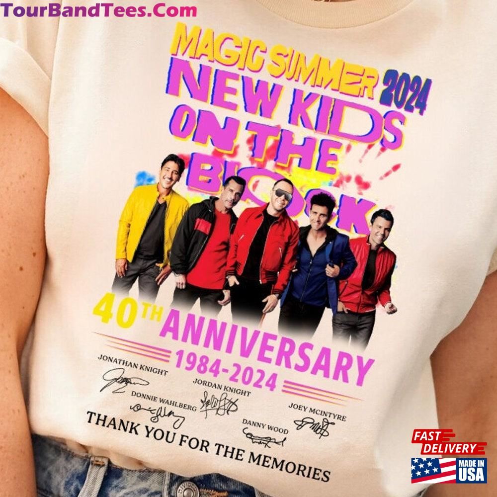 Magic Summer Shirt New Kids On The Block 40Th Anniversary Nkotb Vintage Classic Sweatshirt 29Uf117766 – Utopia Fashion