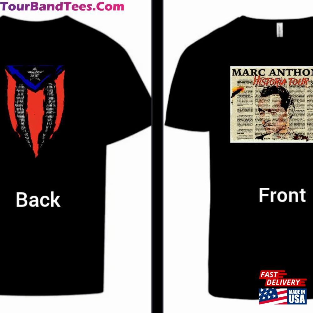 Marc Anthony Historia Tour T Shirt In Logo Sweatshirt Classic 29Uf112624 – Utopia Fashion